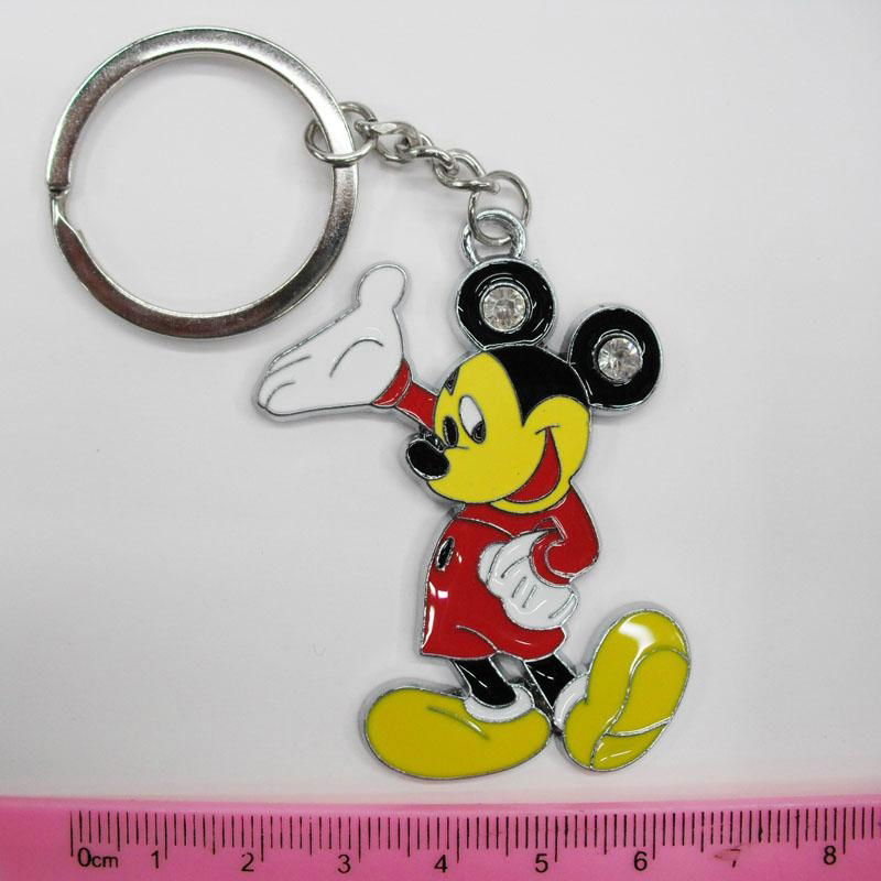 Mickey Mouse Zinc alloy keychain,key ring 4