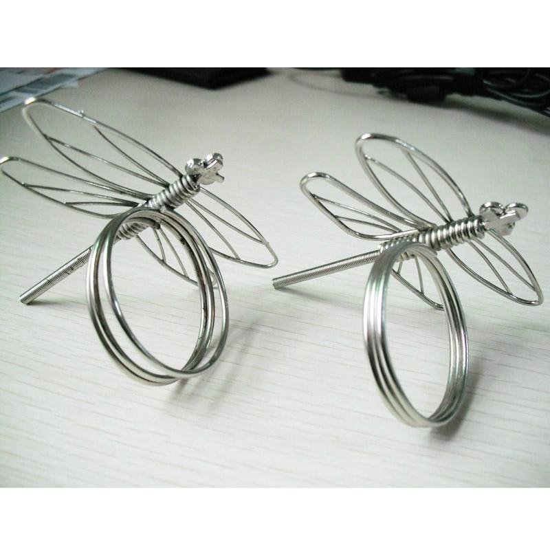 iron wire Dragonfly Towel ring 2
