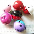 Colorful Iron Loose Beads Small Jingle Bells Christmas Decoration Pendants 