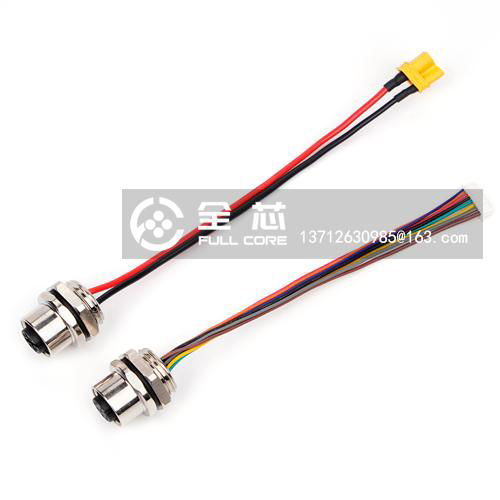 M12 industrial robot aviation plug connector 2