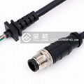 M12 industrial robot aviation plug connector