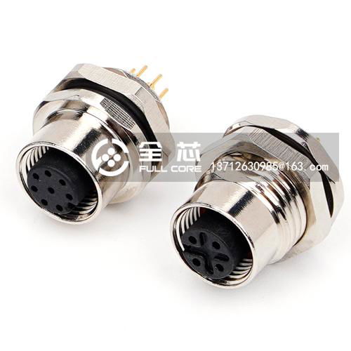 M12 industrial robot aviation plug connector 4