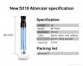 mini ecigarette for lady ecig s510 atomizer 1.0ml small e cigarette wholesale 2