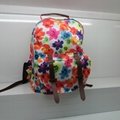 Polyester  floral  backpack 