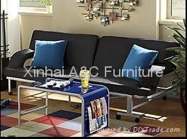 Modern Functional Sofa Bed With Metal Tube