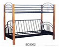 Modern Double Bunk Metal Sofa Bed 1