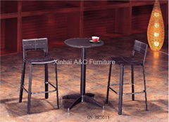 Modern Barstool Bar Set with PU