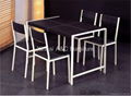 Modern Dining Set with wooden table top 4