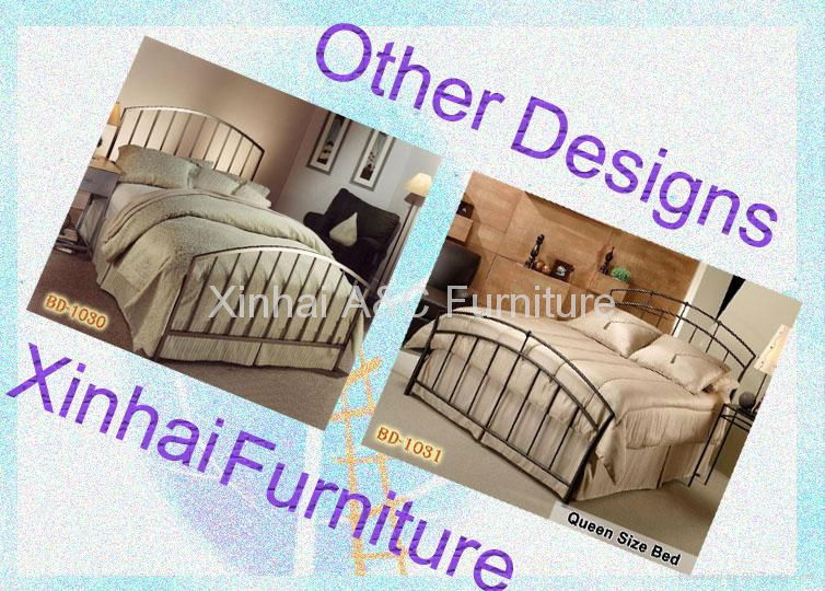 Modern Powder coated Metal Bed 3