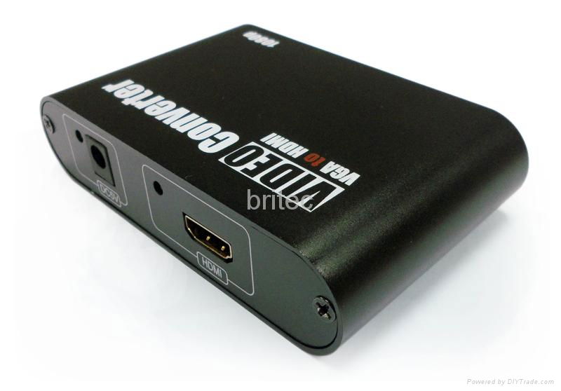 VGA+L/R to HDMI Converter