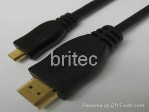 Micro HDMI Cable D Type for mobilephone 2