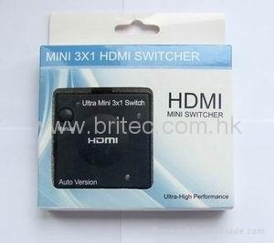 Ultra Mini 3ports HDMI Switcher Selector  2