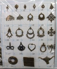 WHOLESALE! Assorted Antiqued gold toggle clasp , wing ,mixed Charm pendants