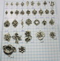 WHOLESALE! Assorted Antiqued silver mixed stytle connector Charm pendant