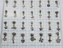 WHOLESALE! Assorted Antiqued silver key charm bail &charm