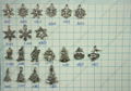 WHOLESALE!Assorted mixed style fruit leaves tree christmas charm  1