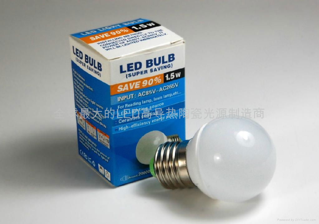 LED Ceramic Lamp E27A-1.5W