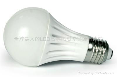 LED陶瓷灯泡E27E-7W