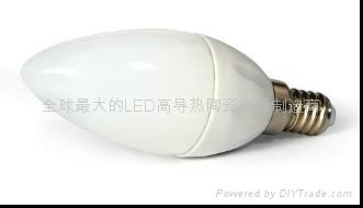 LED陶瓷蜡烛灯泡E14D-1.5W