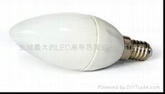 LED陶瓷蜡烛灯泡E14D-1.5W