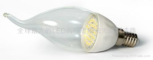LED陶瓷蜡烛灯泡E14E-1.5W 2