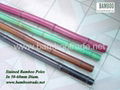 Stained bamboo canes 1