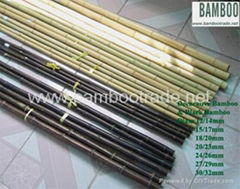 Black  bamboo poles