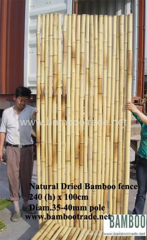 Large poles fence