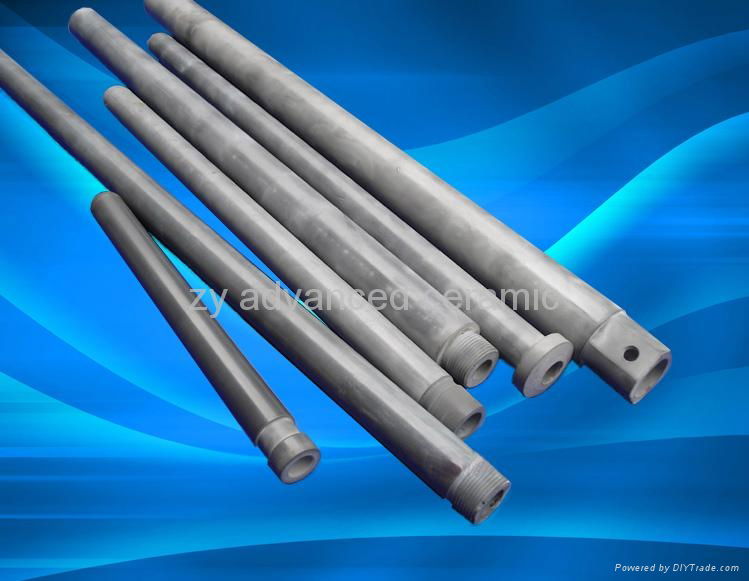 good thermal shock resistance  silicon nitride thermocouple protection tubes 2