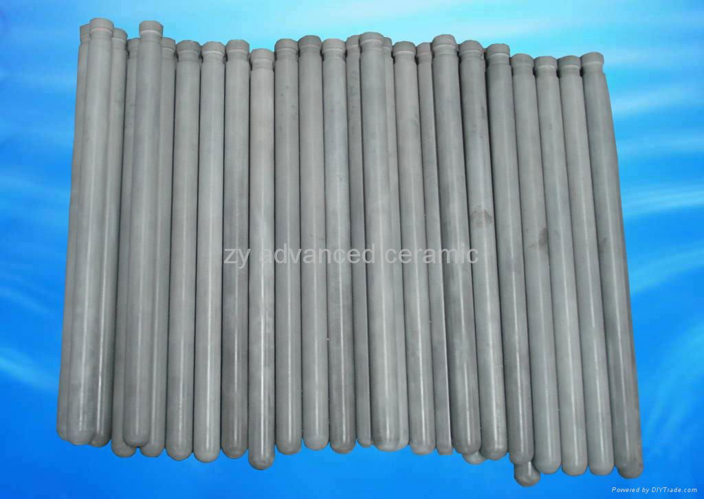 good thermal shock resistance  silicon nitride thermocouple protection tubes 3