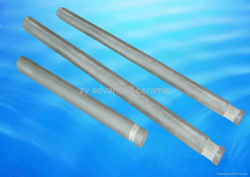 Silicon Nitride Bond Silicon Carbide Thermocouple Protection Tubes 3