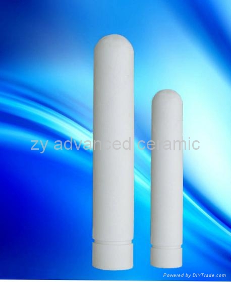 high strength aluminum titanate dosing tube for non-ferrous casting 1