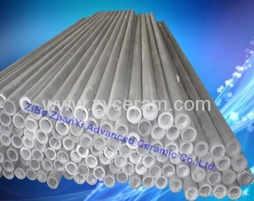 NSiC High Temperature thermocouple protective tubes For Molten AL