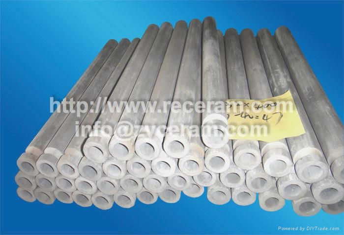 high thermal conductivity thermocouple protection ceramic tube for heating melts 2