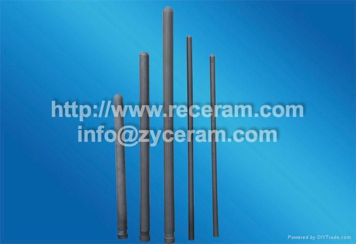 high thermal conductivity thermocouple protection ceramic tube for heating melts 3