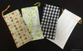 Microfiber Eyeglass/Sunglass Pouch/Bag in Heat Transfer Printing with DoublePull