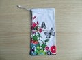 Microfiber Eyeglass/Sunglass Pouch/Bag in Heat Transfer Printing with DoublePull