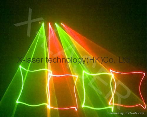 Hot selling four heads re   reen laser light for DJ nightclub KTV concert 3