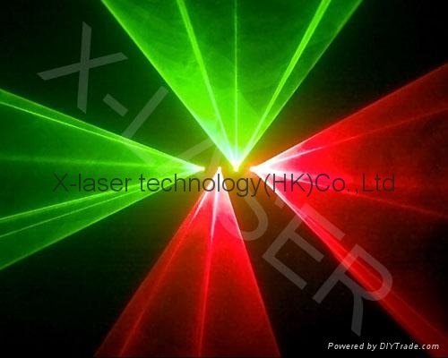Hot selling four heads re   reen laser light for DJ nightclub KTV concert 4