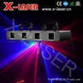 Factory direct supply Four heads Red&Blue laser light 1