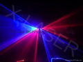 Factory direct supply Four heads Red&Blue laser light 3