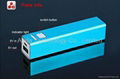 Universal metal long square power bank 800-3000mAh travel charger 3