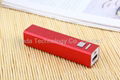 Universal metal long square power bank 800-3000mAh travel charger 5