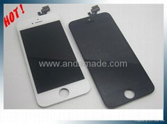 iPhone 5 Assembly LCD Display With Compatible Touch Screen white and black