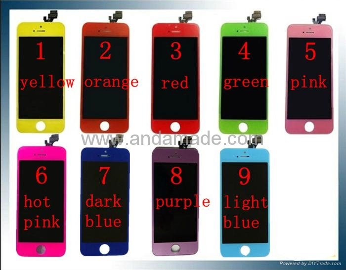iPhone 5 Assembly LCD Display With Compatible Touch Screen Milticolor screen 2