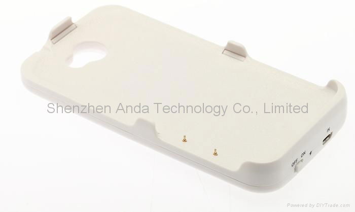 External Battery Case for HTC One X S720e 3500mAh outer backup charger 3