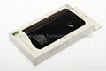 3800mAh Cubic Texture External Battery Charger Case w/ Stand for HTC One M7 801e 5
