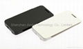 3800mAh Power Bank Battery Charger Case Flip Leather Cover for HTC One M7 801e
