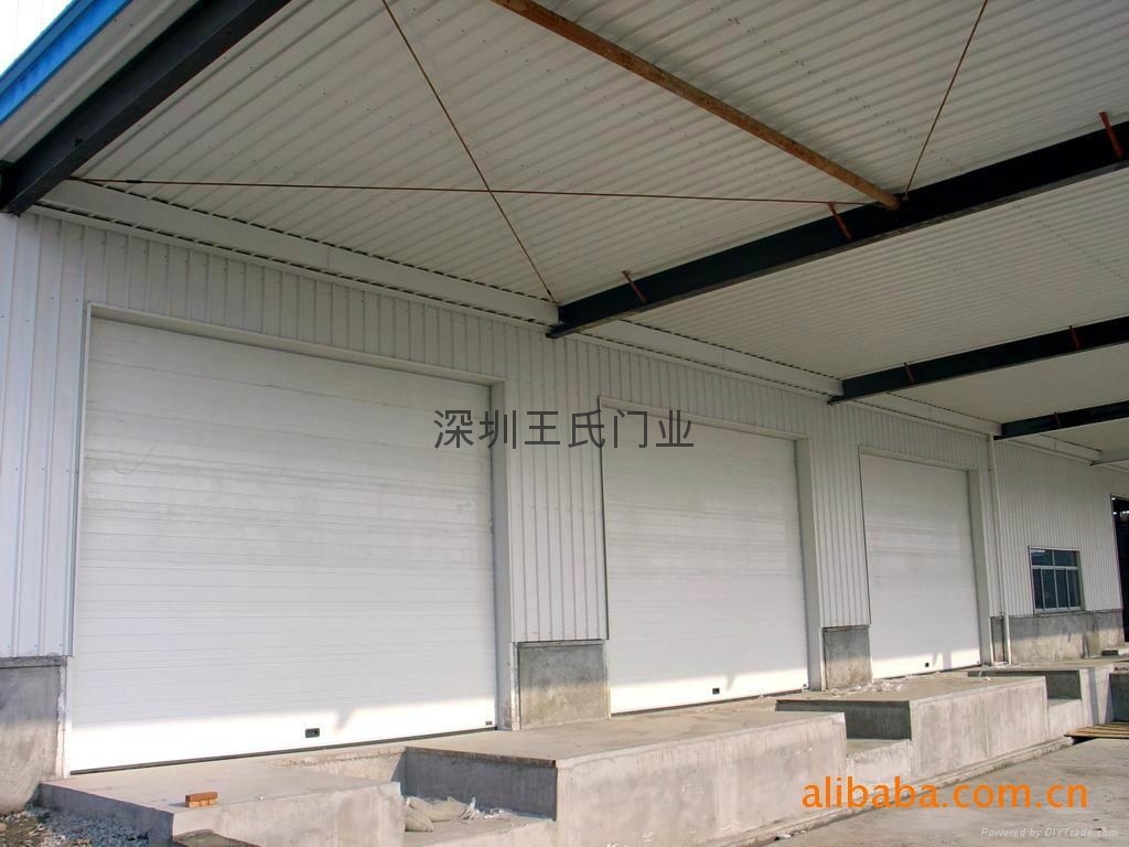 车库卷闸门密封隔离铝合金不锈钢材料 5
