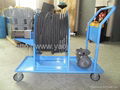 Electric motor hose reels